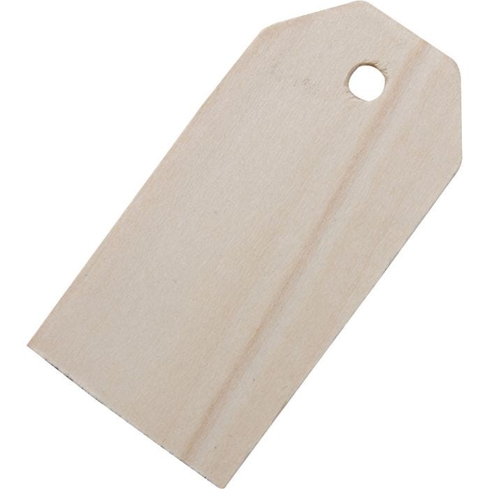 Etiquettes cadeaux, dim. 30x60 mm, 10 pièces/ 1 Pq.