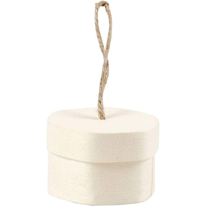Boîte, H : 3 cm, d 4,5 cm, 3 pièces/ 1 Pq.