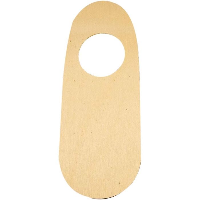 Panneau de porte, H: 25 cm, L: 10 cm, 1 pièce