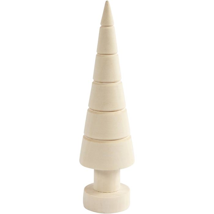 Sapins de Noël, H: 18 cm, d 5 cm, 10 pièce/ 1 Pq.