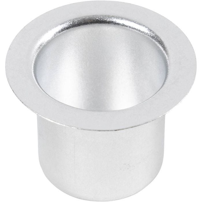 Bougeoirs, H : 23 mm, d 31 mm, 12 pièces/ 1 Pq.