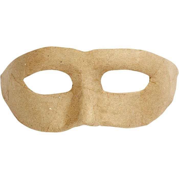 Masque demi-visage, 8 cm, 21 cm, 1 pièce