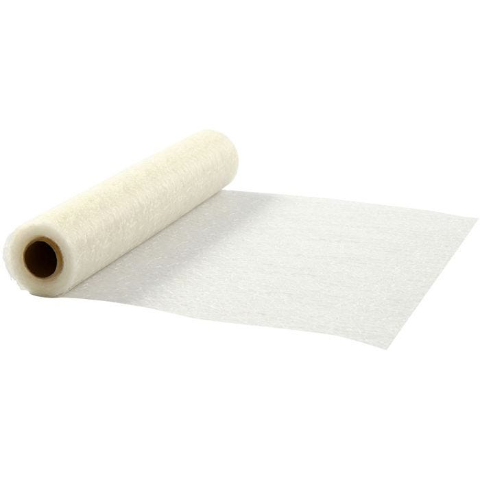 Chemins de table, L : 30 cm, blanc cassé, 10 m/ 1 rouleau