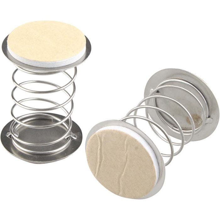 Ressorts, H : 4,5 cm, d 3,5 cm, 20 pièces/ 1 Pq.