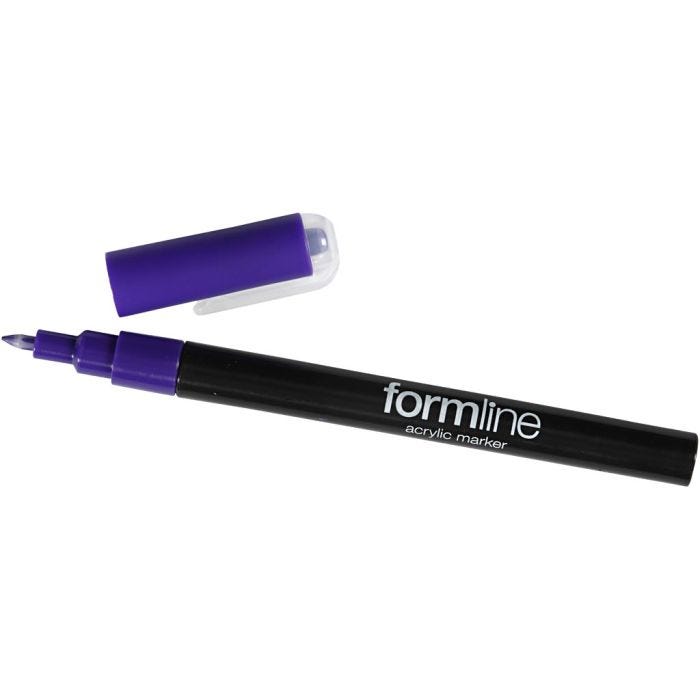 Feutre acrylique formline, 0,7 mm, violet, 1 pièce