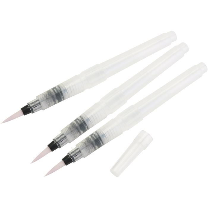 Pinceau avec réservoir d’eau, 12 pièces/ 1 Pq.