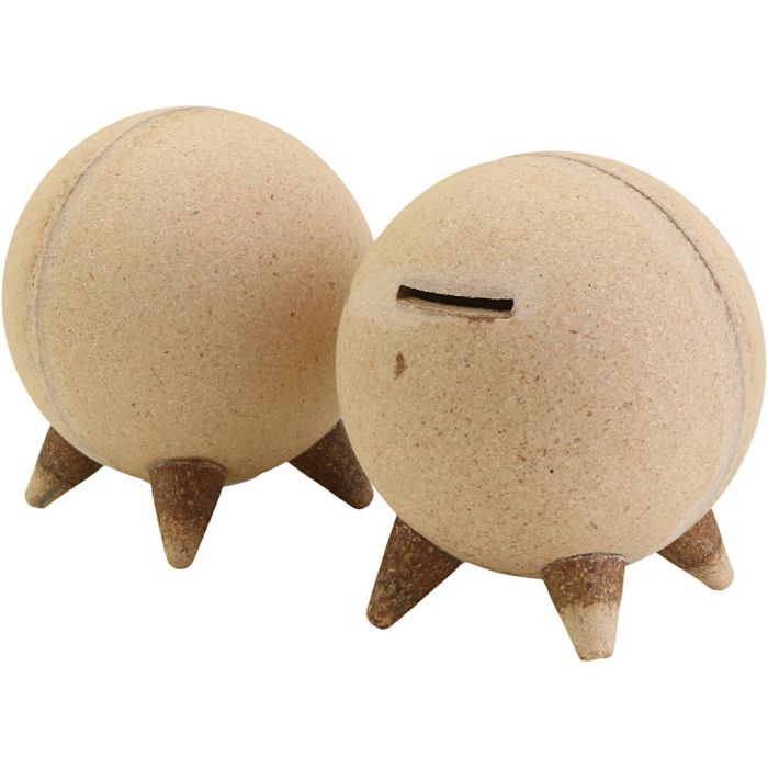 Tirelire en bois, d 11 cm, 10 pièces/ 1 Pq.