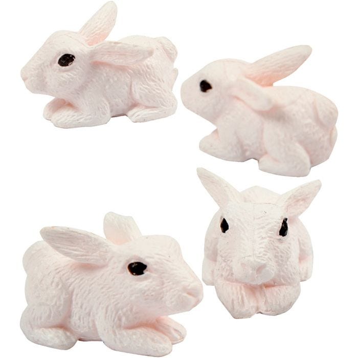 Petites figurines, H : 10 mm, 4 pièces/ 1 Pq.