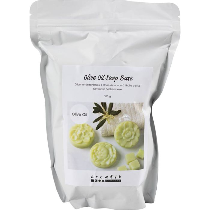 Base de savon à l’huile d’olive, Granules, 500 gr/ 1 Pq.