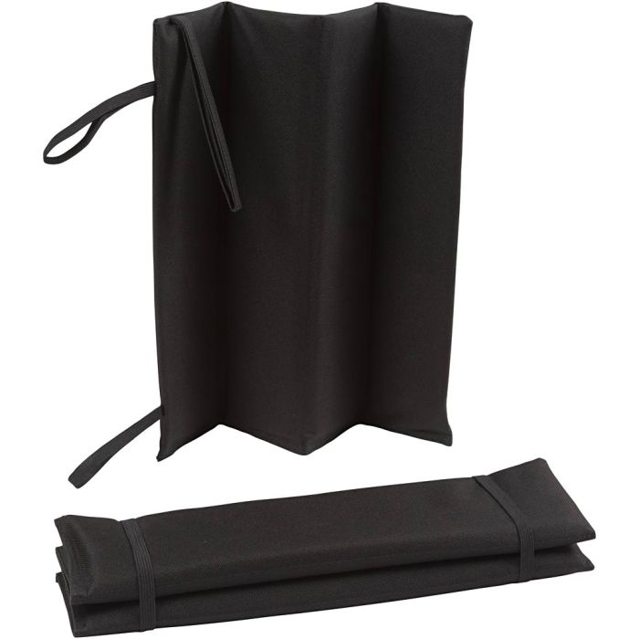 dim. 31x33 cm, noir, 12 pièces/ 1 Pq.