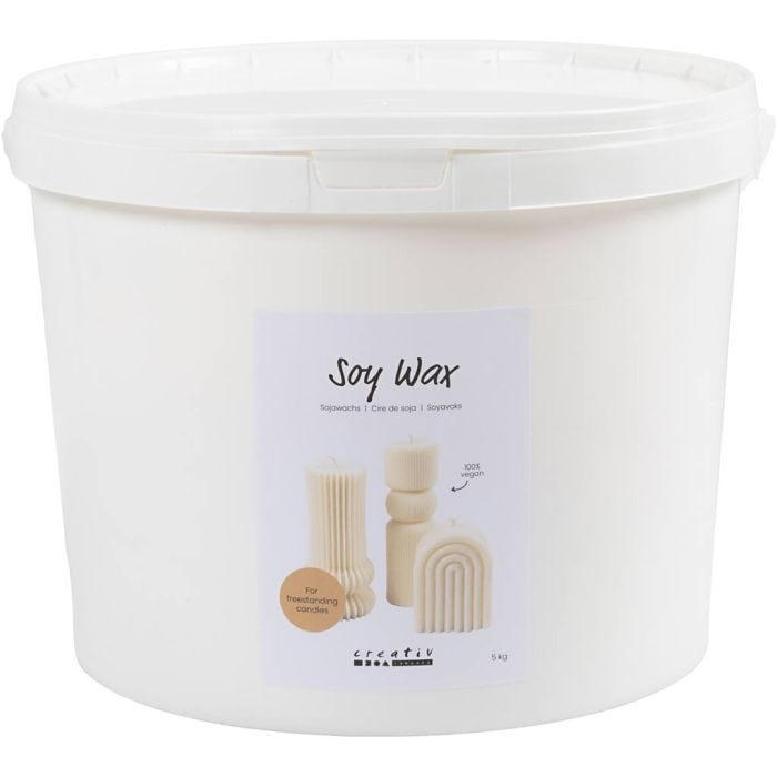 Cire de soja, crème, 5 kg/ 1 Pq.