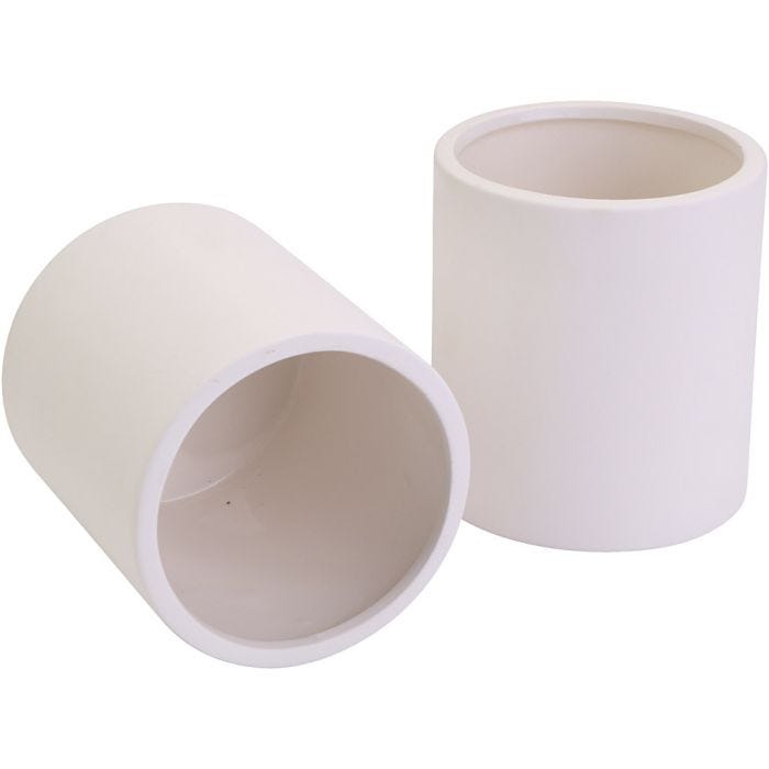 Bocaux en céramique, d 9 cm, dim. 10 cm, 12 pièces/ 1 Pq.