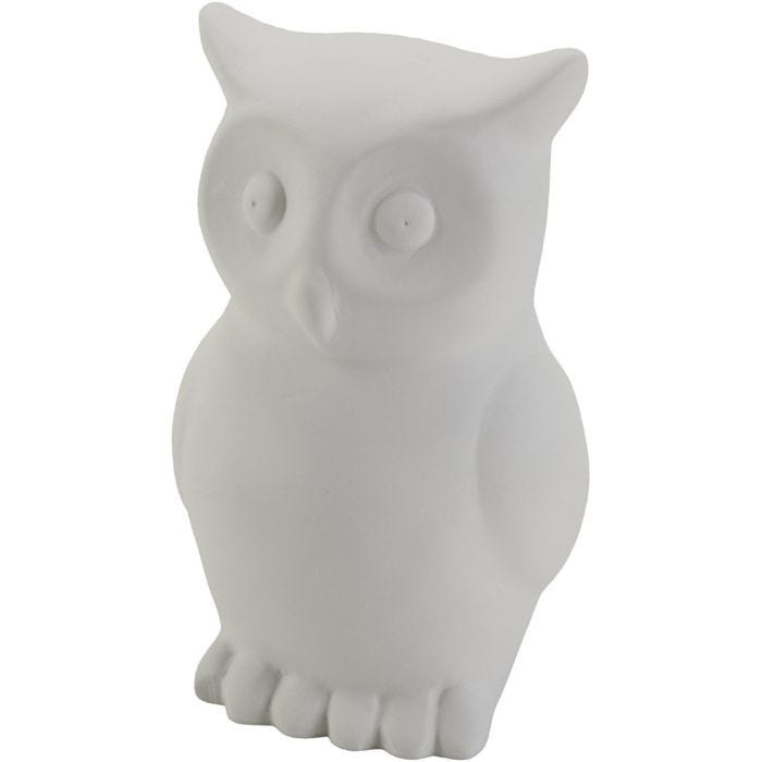 Tirelires en forme d'animaux, Hibou, dim. 11x7x6 cm, 6 pièces/ 1 Pq.