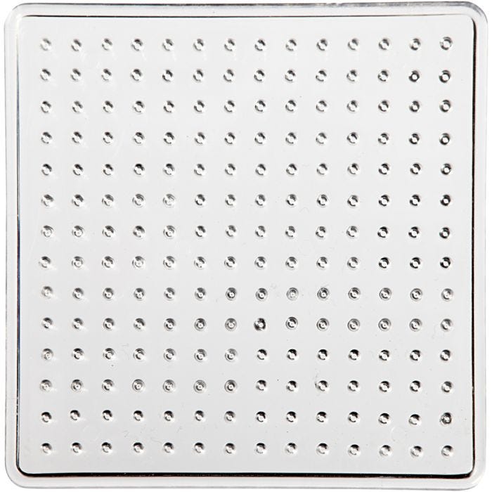 Plaque à picots, petit carré, dim. 7x7 cm, medium, 10 pièces/ 1 Pq.