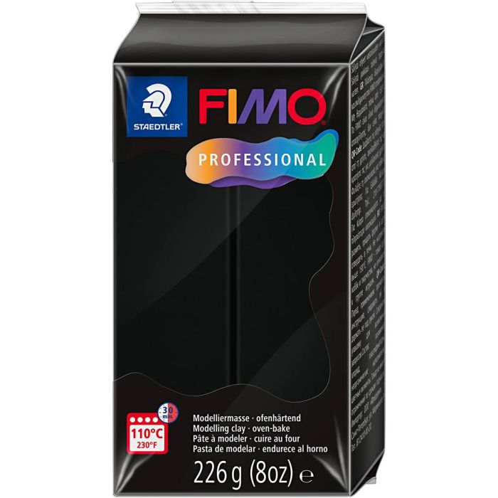 Pâte professionnelle FIMO® , noir, 226 gr/ 1 Pq.