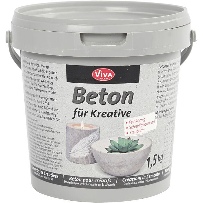 Béton de Loisir, gris, 1500 gr/ 1 Pq.