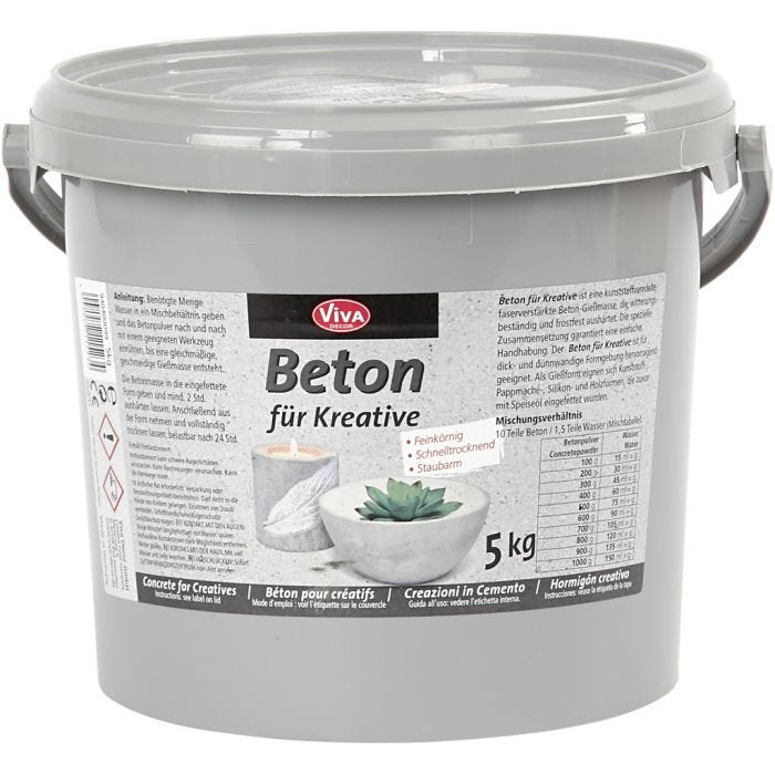 Béton de Loisir, gris, 5000 gr/ 1 Pq.