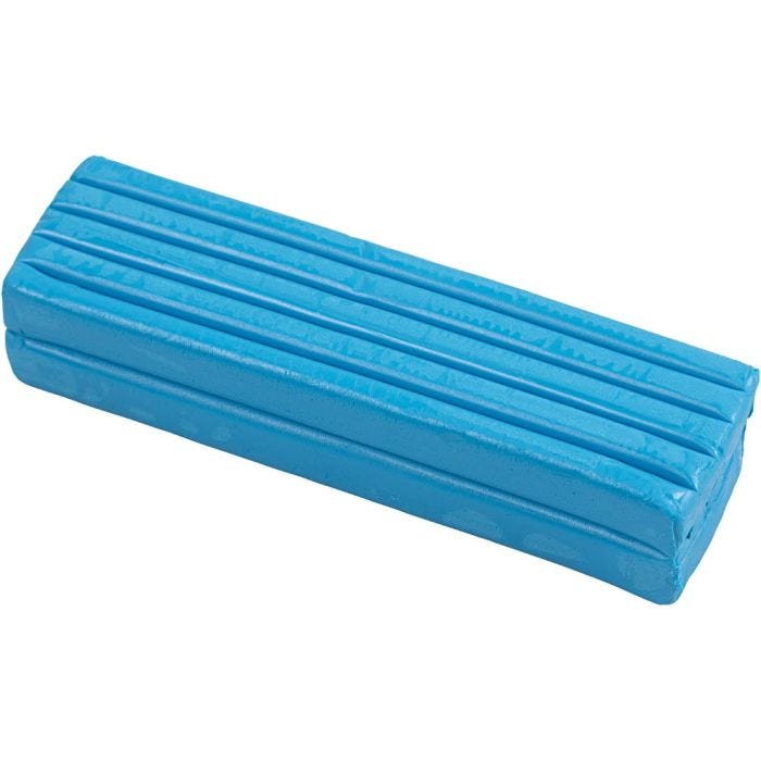 Pâte à Modeler , dim. 13x6x4 cm, bleu, 500 gr/ 1 Pq.
