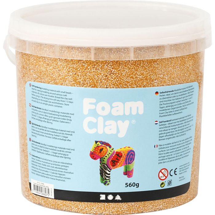 Foam Clay®, Métallisé, or, 560 gr/ 1 seau