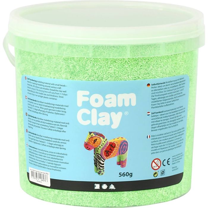 Foam Clay®, vert, 560 gr/ 1 seau