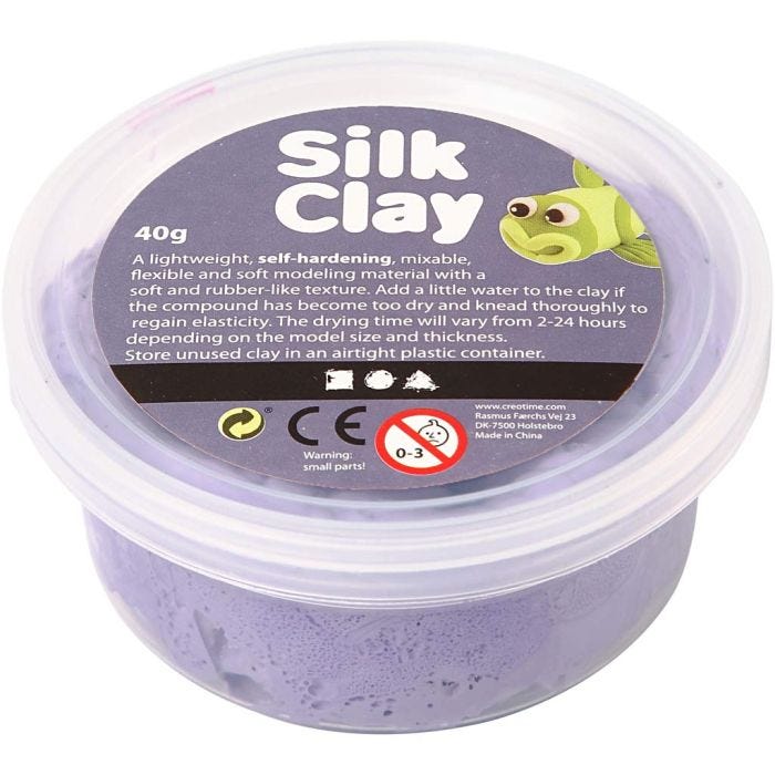 Silk Clay®, violet, 40gr/ 1 boîte