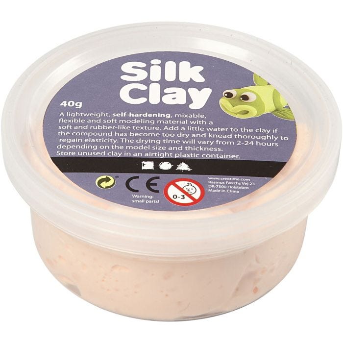 Silk Clay®, beige clair, 40gr/ 1 boîte