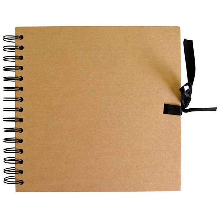 Carnet scrapbook Artemio, dim. 30x30 cm, Nombre de pages 40, naturel, 1 pièce