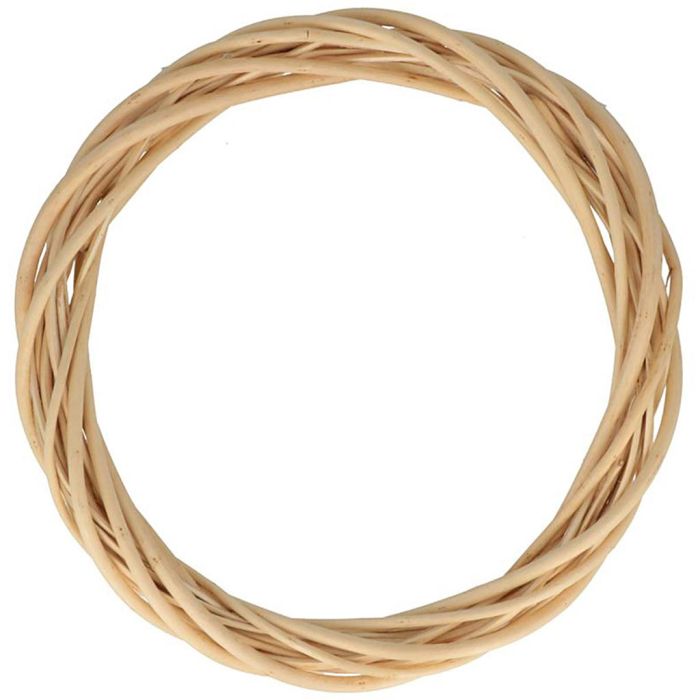 Couronne en osier à décorer, dim. 30 cm, 1 pièce