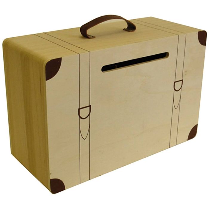 Urne Valise en bois, dim. 35 cm, 1 pièce