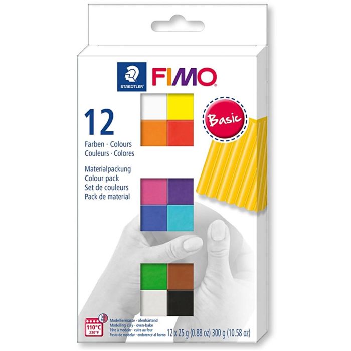 Assortiment Fimo Soft - Basique, couleurs classiques, 12x26 gr/ 1 Pq.