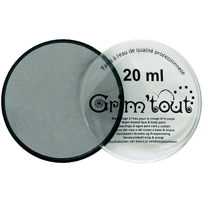 Maquillage professionnel Fard, argent métallique, 20 ml/ 1 boîte