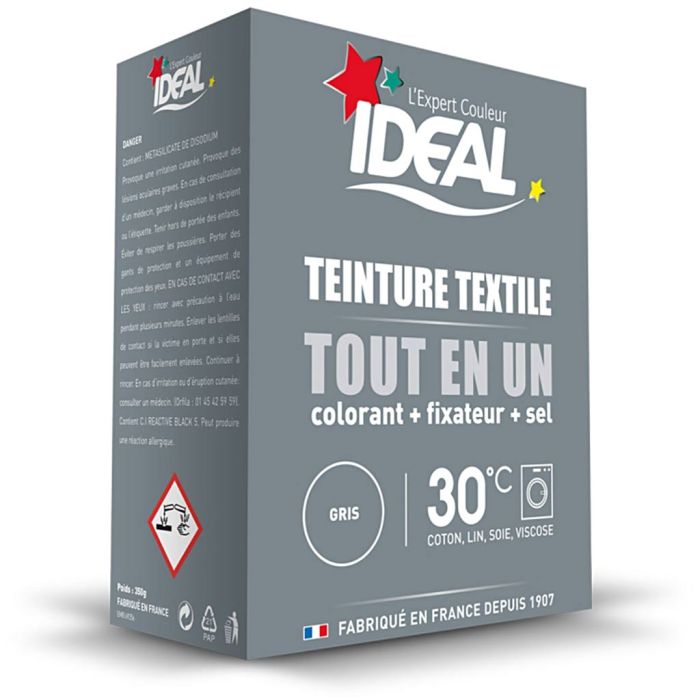 Kit complet teinture Ideal Tout en Un, mini, gris, 230 gr/ 1 Pq.