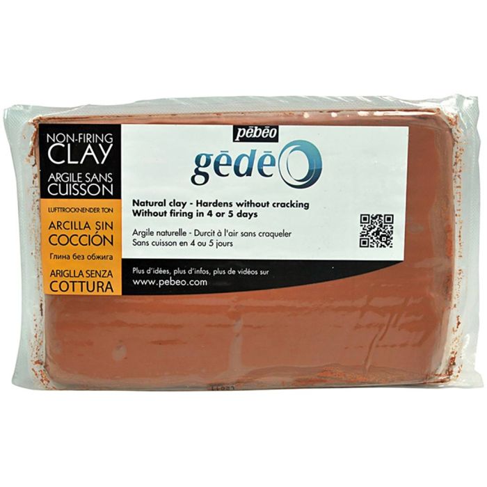 Argile autodurcissante, rouge, 1.5 kg/ 1 Pq.