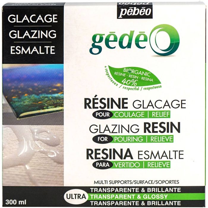 Kit résine glaçage Bio, 300 ml/ 1 Pq.