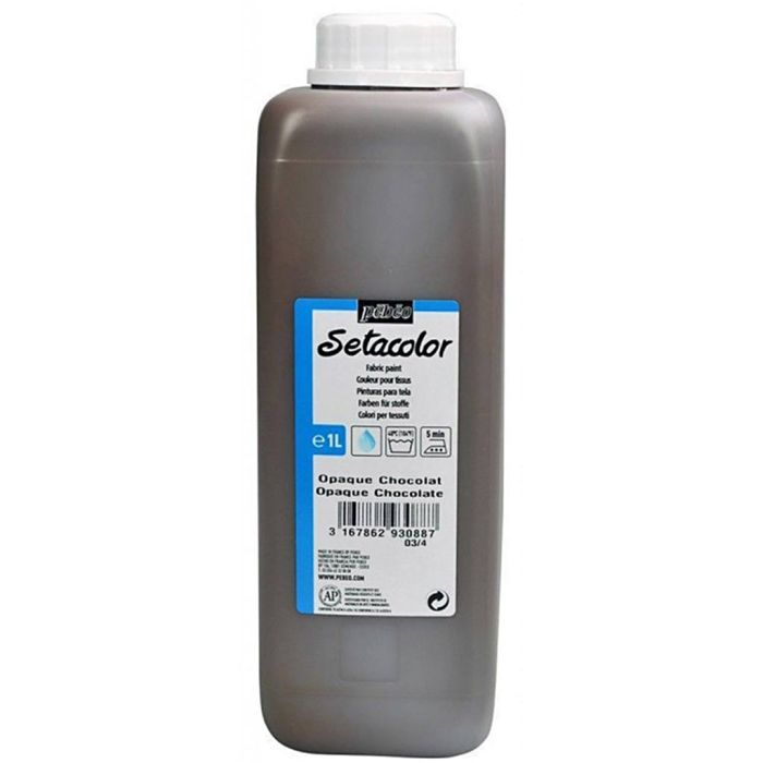 Peinture tissu Setacolor Pébéo, noir, 1000 ml/ 1 flacon