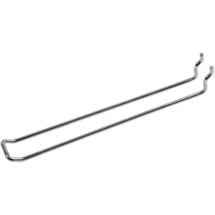 Broches pour gondole, L : 200 mm, L : 25 mm, ép. 4 mm, 50 pièces/ 1 Pq.