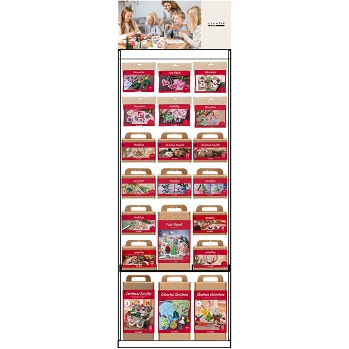 Présentoir de sol, assemblé, Noël, enfants, 94 UV/ 1 pièce