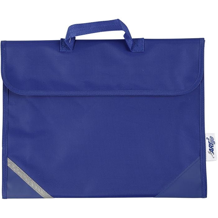 Cartable, 9 cm, 36x29 cm, bleu, 1 pièce