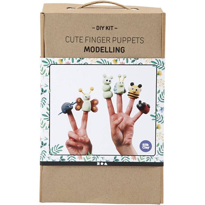 Marionnettes à doigt, 1 set