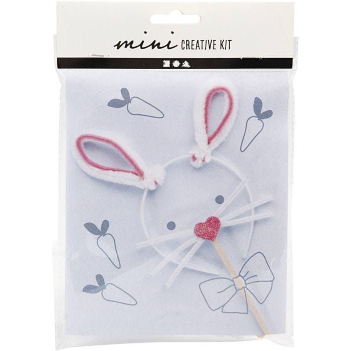 Mini Kit DIY, serre-tête lapin, 1 Pq.