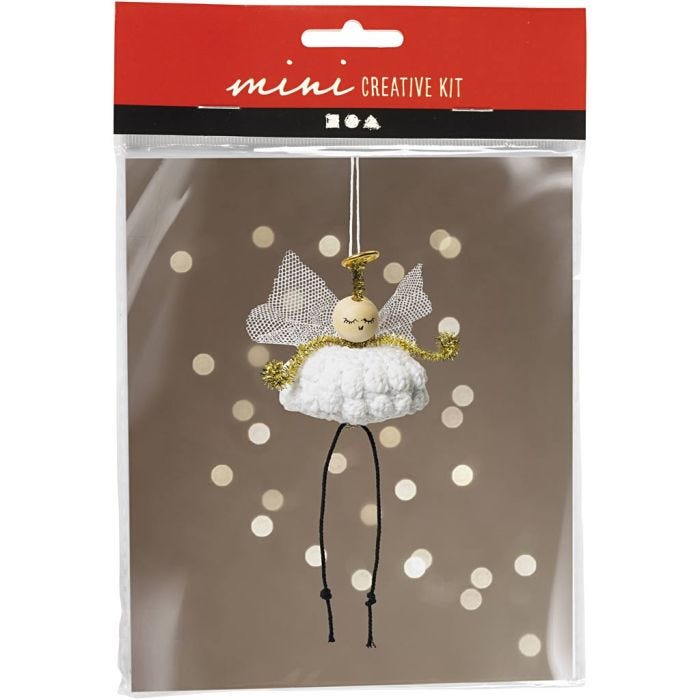 Mini Kit DIY Crochet, Ange :, 1 Pq.