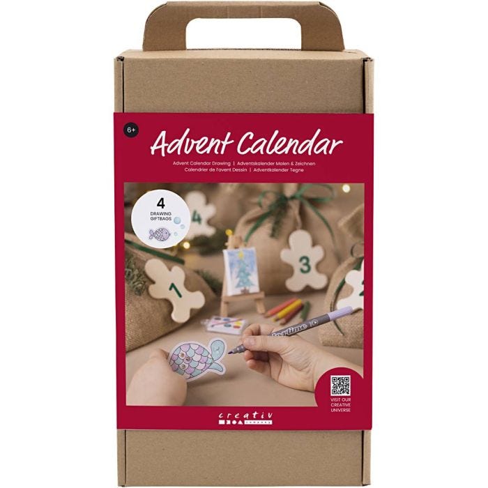 Calendrier de l’Avent dessin, Dessin, 1 Pq.