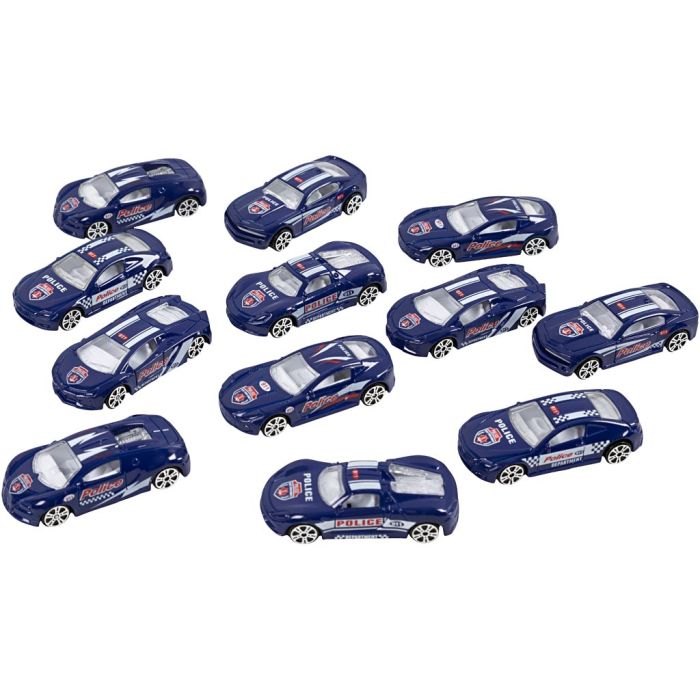 dim. 6-10 cm, bleu, 12 pièces/ 1 Pq.