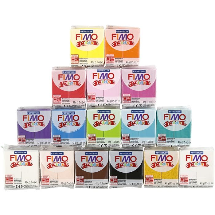 Pâte FIMO® pour enfant, 32x42 gr/ 1 Pq.