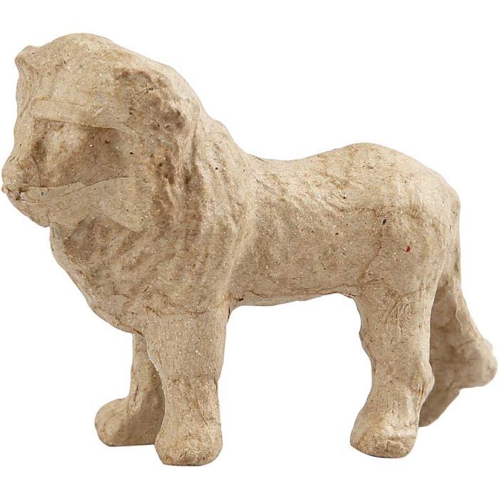 Lion, H : 9 cm, L : 13 cm, 1 pièce
