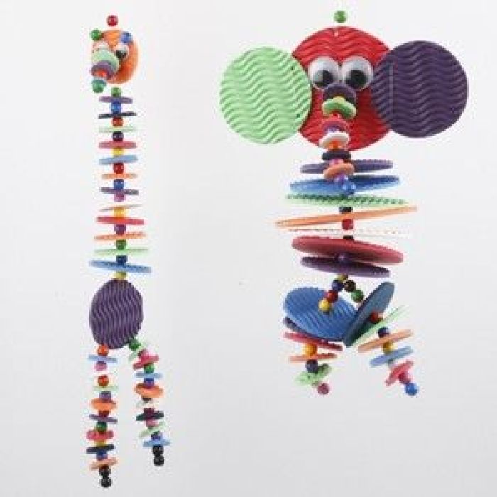 Animaux réalisés à partir de couches de papier