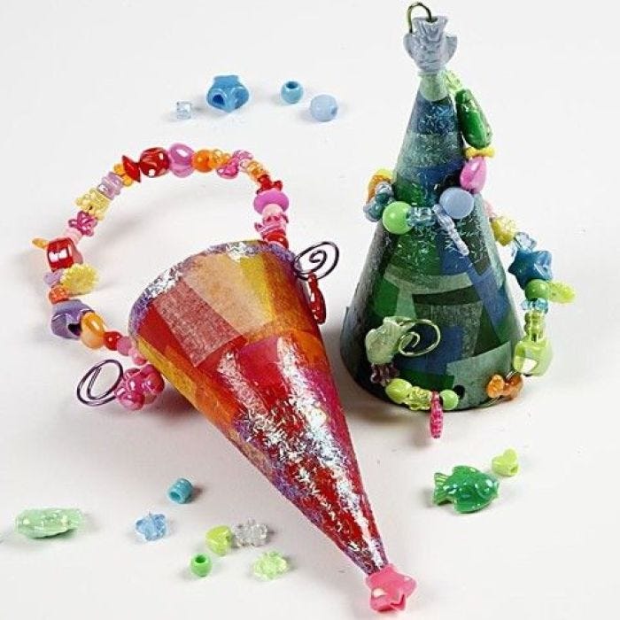 Cornets with beads