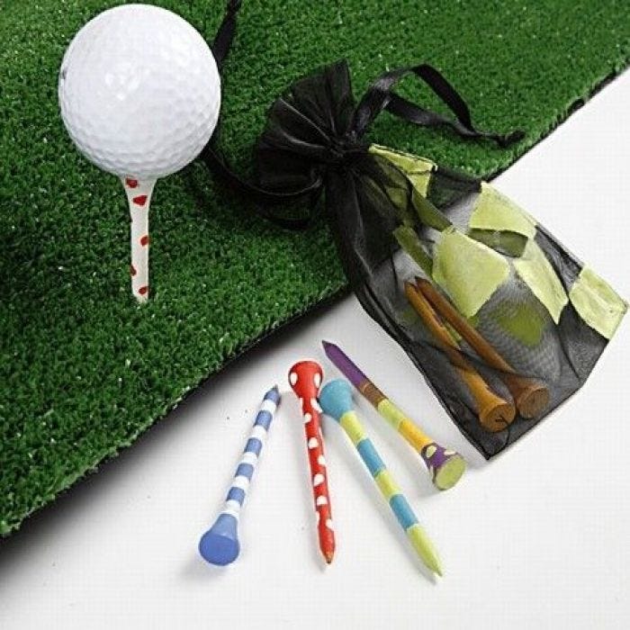 Golf Tees in vibrant colours