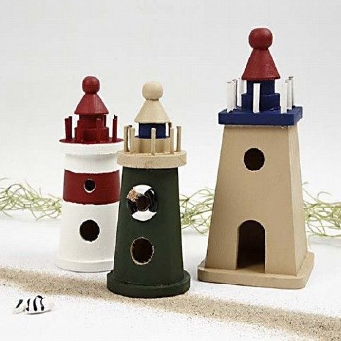 Painted lighthouses