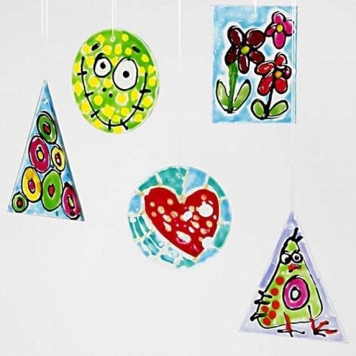 Pendants en verre avec Window Color